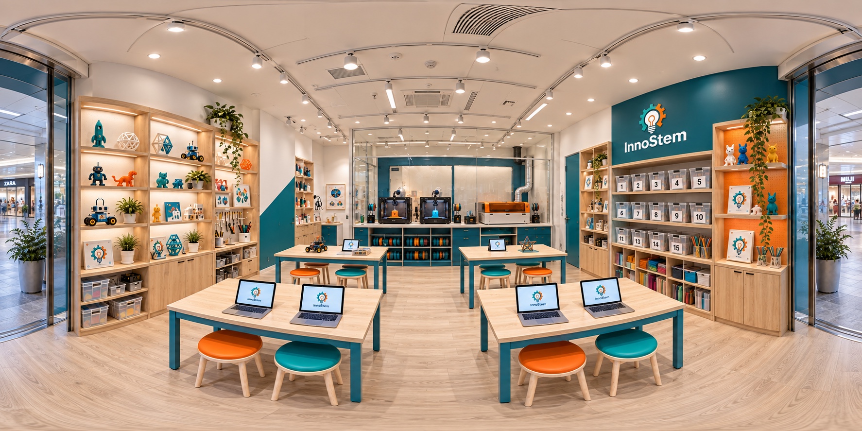 InnoStem 寫實店舖設計模擬